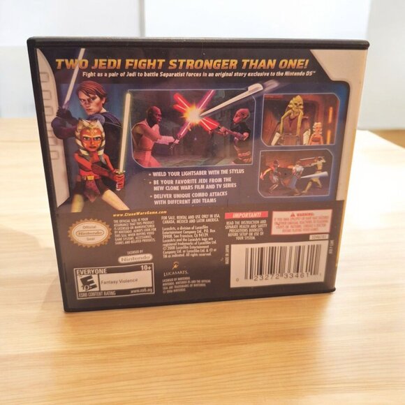 Star Wars The Clone Wars Jedi Alliance Nintendo DS Game Case Cartridge - Picture 4 of 4